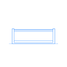 Furniture Benches Matera Storage Bench Stencil Svg Vector, Free Vectors File